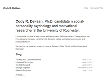Tablet Screenshot of codydehaan.com